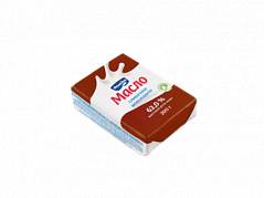 Масло шоколадное МОЛОДЕЯ м.д.ж. 62%,200гр.