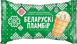 Мороженое пломбир с ароматом ванили с арахисом в ваф.стаканчике 80гр. "Белорусский пломбир"