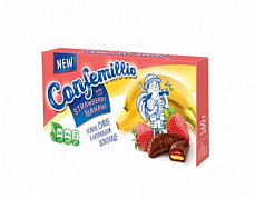 Confemillio"со вкусом банана и клубники" 160г/10шт (Красный Пищевик)