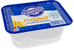 Пудинг " Минский" с ароматом ванили 7%, 160гр. 