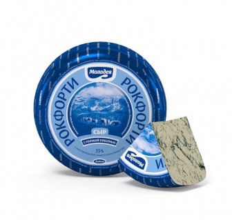 Сыр Рокфорти с голубой плесенью 55% Нарочанский