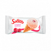 Мороженое"Soletto CLASSICO Lampone dolce" СЛАДКАЯ МАЛИНА  75гр.