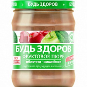Пюре яблочно-вишневое  АВС 450г/6шт