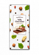Шоколад молочный"Milk Chocolate" с ореховой нугой  85г/20шт 
