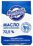 Масло "Крестьянское" МИНСКАЯ МАРКА 72,5%, 180гр.