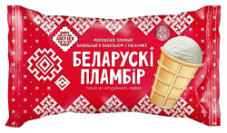 Мороженое пломбир с ароматом ванили в ваф.стаканчике 80гр. "Белорусский пломбир"