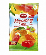 Мармелад MIX (апельсин,клубника,лимон)кор.300гр /16шт